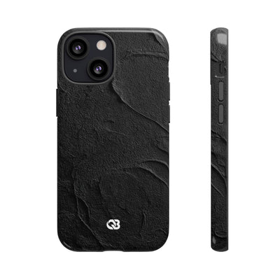 Obsidian Stucco Relief · Tough Phone Case for iPhone · Black