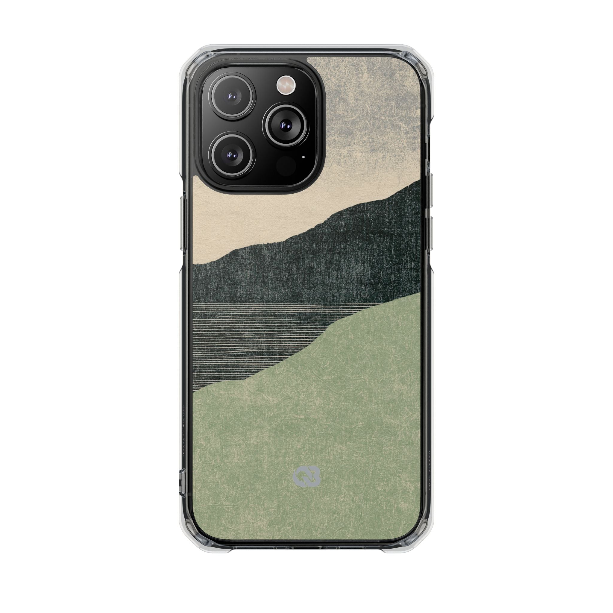 Green Impact MagSafe Phone Case for iPhone - Moss Ridge Grain