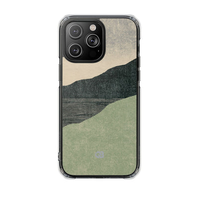 Green Impact MagSafe Phone Case for iPhone - Moss Ridge Grain