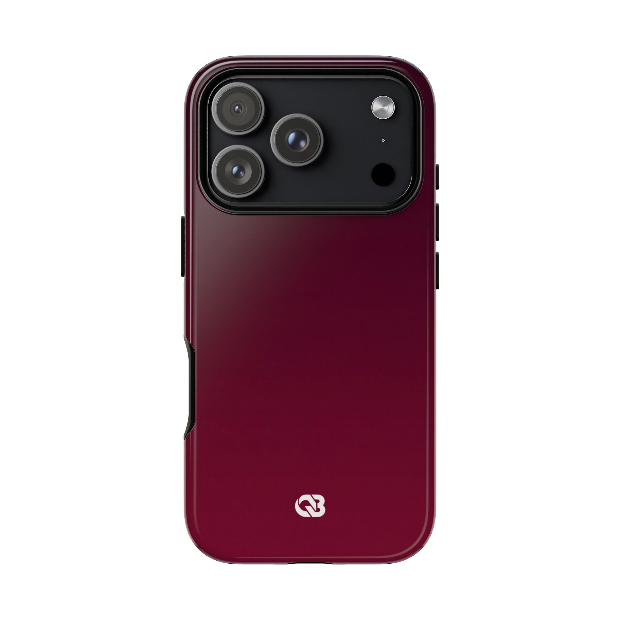 Red Tough Phone Case for iPhone - Deep Sangria Gradient