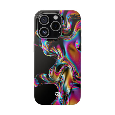 Purple Lite Phone Case for iPhone - Liquid Neon Chrome