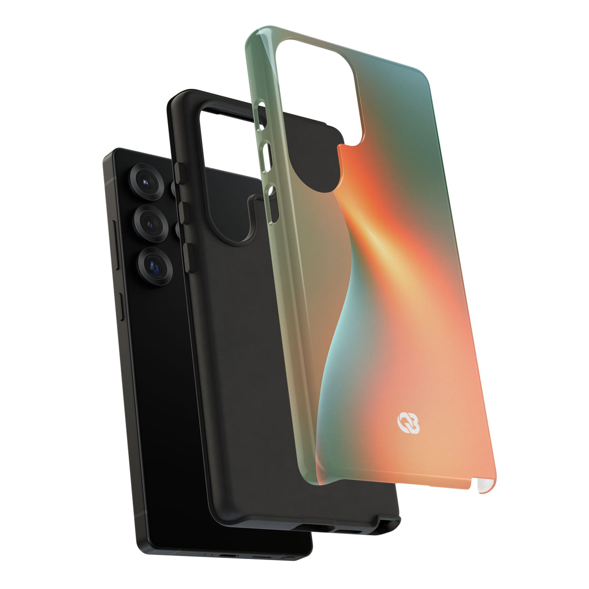 Radiant Contour · Tough Phone Case for Samsung · Orange