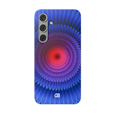 Radial Spectrum Bloom · Lite Phone Case for Samsung · Blue
