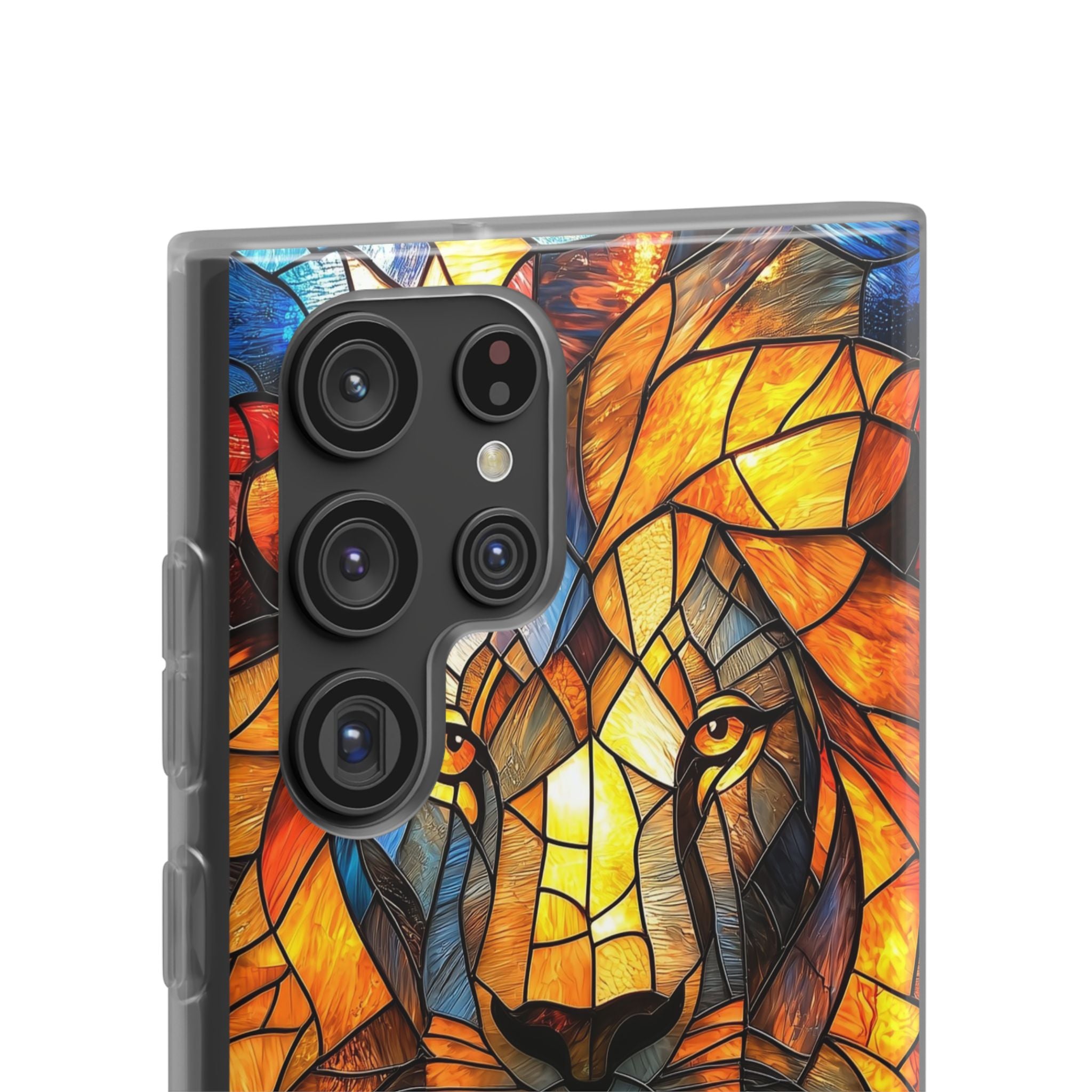 Amber Glass Lion · Soft Coque de téléphone pour Samsung