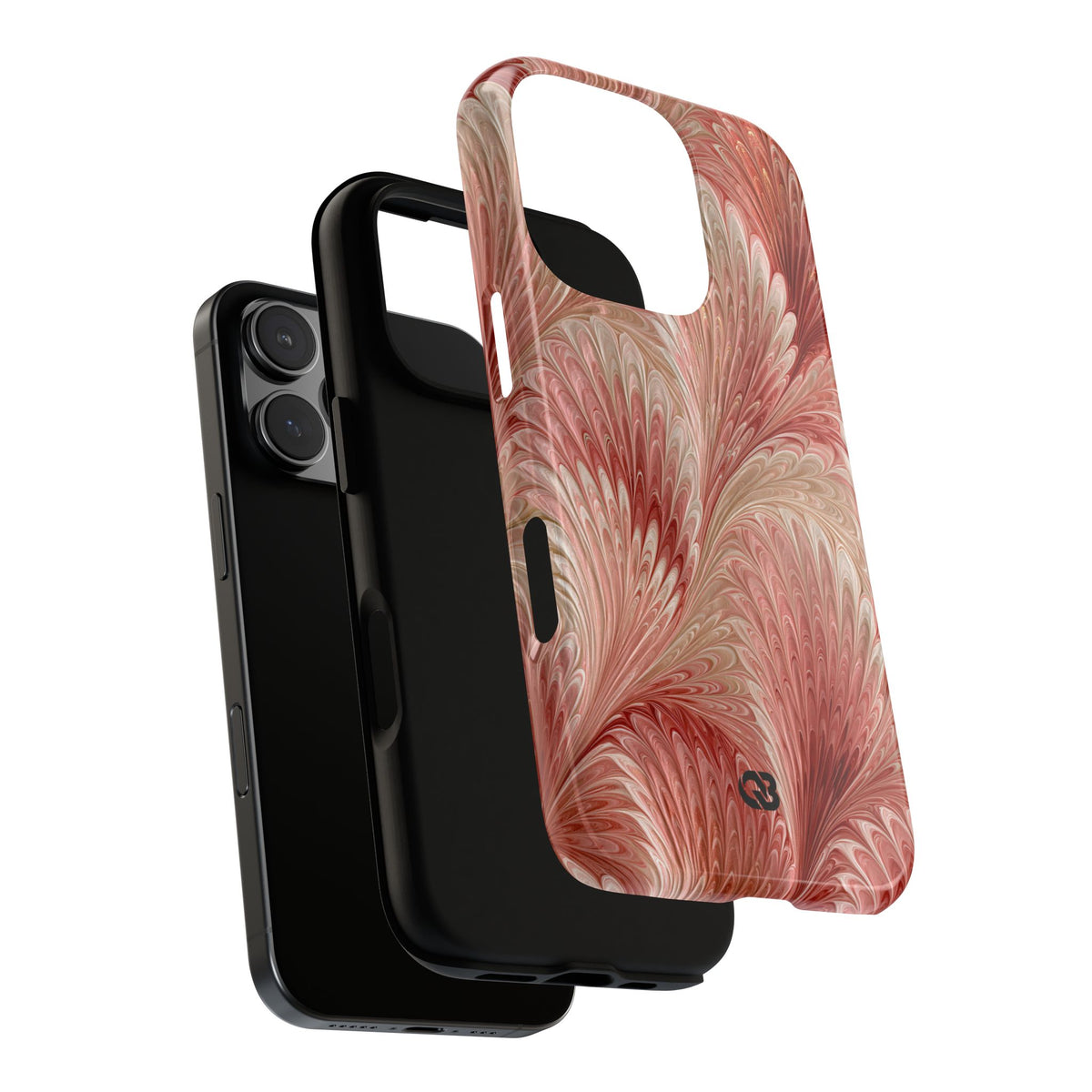 Blush Petal Plume · Tough Phone Case for iPhone · Pink