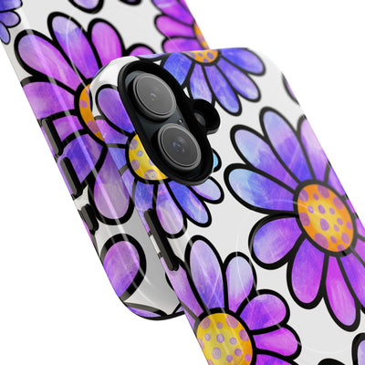 Polka Dot Blooms iPhone 16 Plus Skal - Tough+