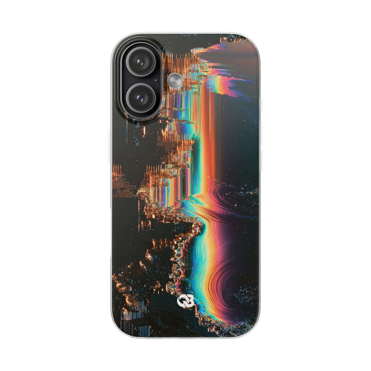 Prismatic Circuit · Lite Phone Case for iPhone ·  Black