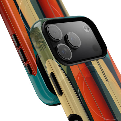 Teal Coast Lineup · Tough+ Coque de téléphone pour iPhone · MagSafe