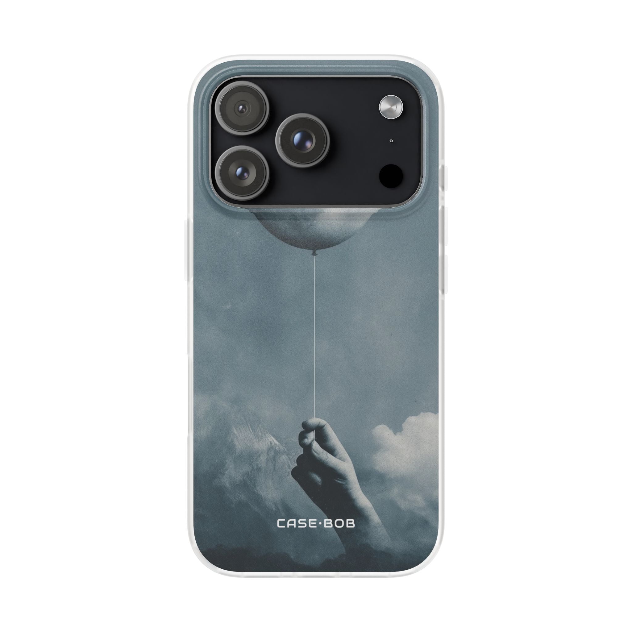 Moon Balloon iPhone 17 Pro Case - Soft - CASE•BOB