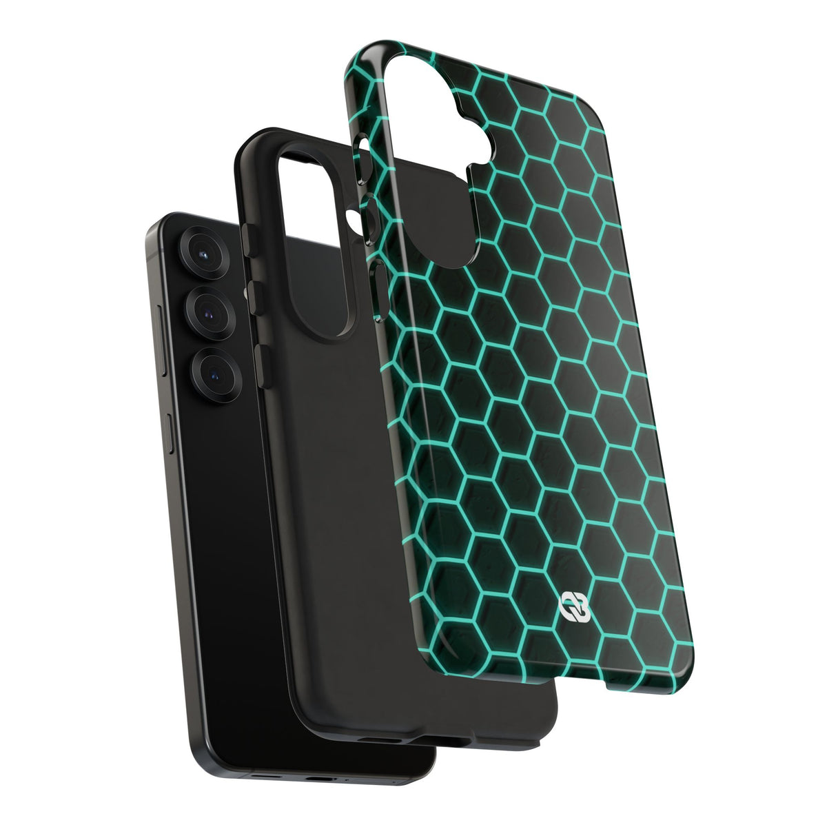 Neon Hex Spectrum · Tough Phone Case for Samsung · Teal