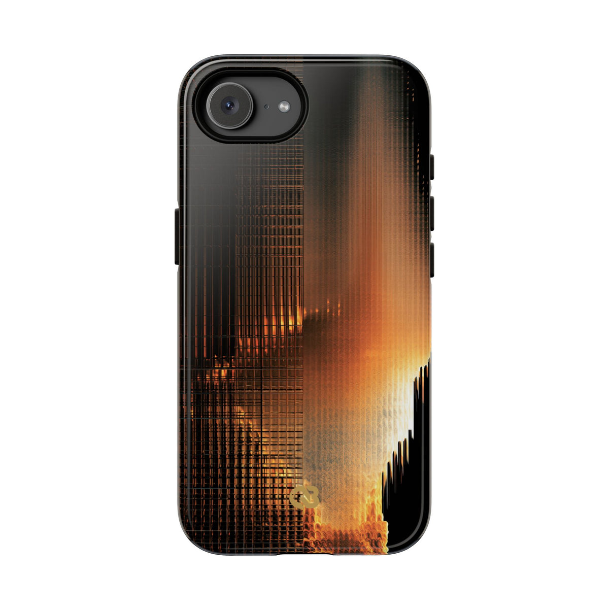 Luminous Grid · Tough Phone Case for iPhone · Black