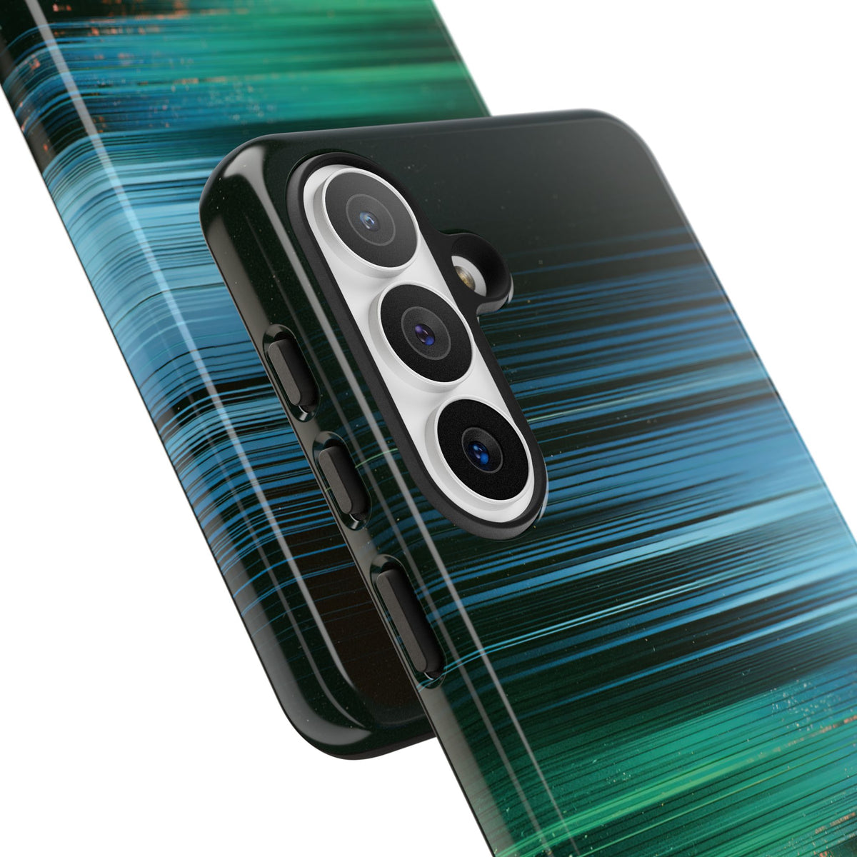 Digital Shoreline Drift · Tough Phone Case for Samsung · Teal