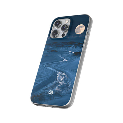 Arctic Moon Drift · Lite Phone Case for iPhone ·  Blue