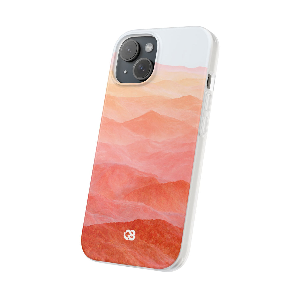 Alpenglow Ridge Vista · Lite Phone Case for iPhone ·  Orange