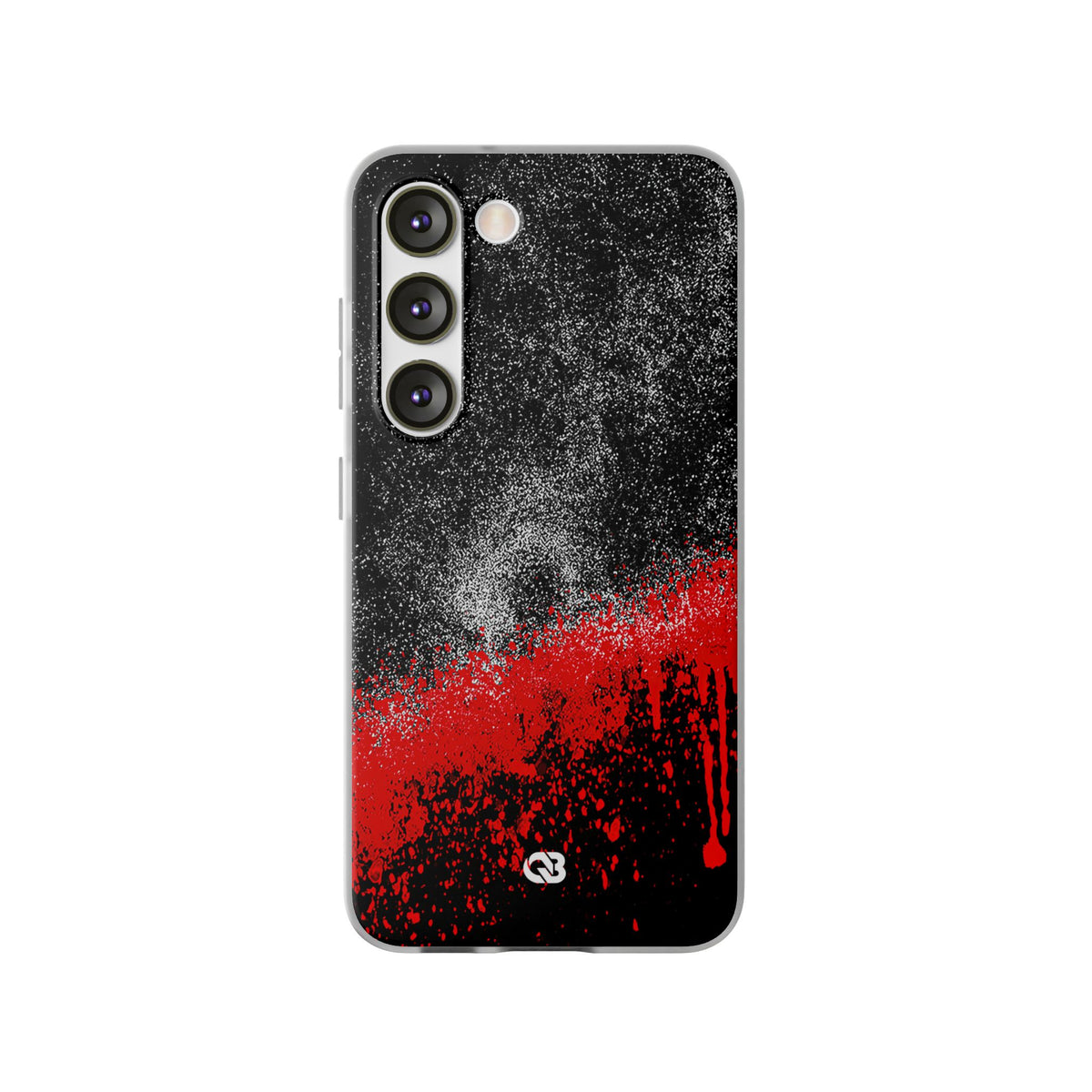 Crimson Noir Drip · Lite Phone Case for Samsung · Black