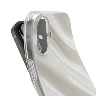 Liquid Enamel Fold · Lite Phone Case for iPhone ·  White