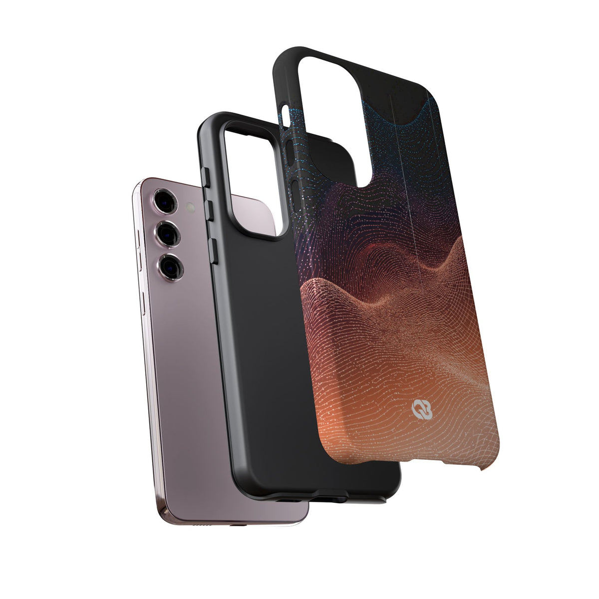 Spectral Elevation · Tough Phone Case for Samsung · Orange