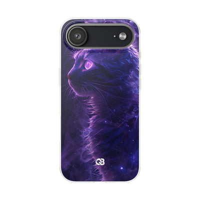 Purple Void Feline · Soft Custodia per iPhone
