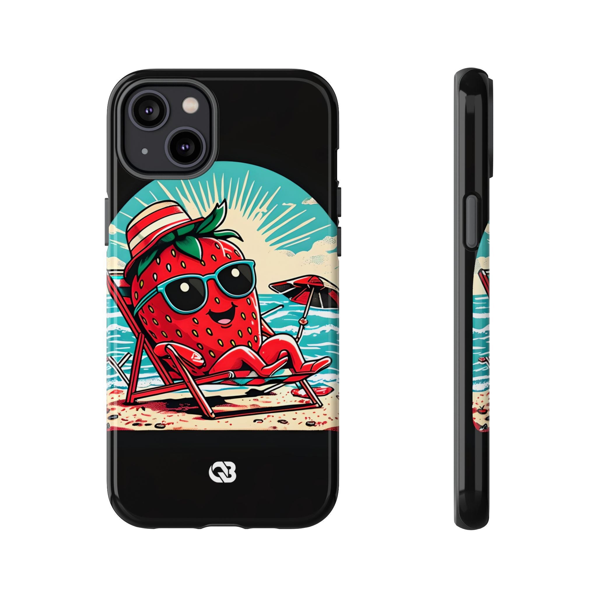 Retro Coastal Berry · Tough Fundas para teléfono para iPhone