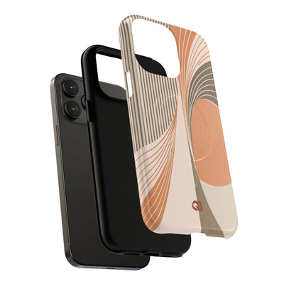 Orange Tough 2.0 Magsafe Phone Case for iPhone - Desert Arc Horizon