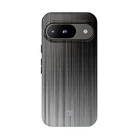 Grey Tough Phone Case for Google Pixel - Static Vertical Dither