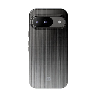 Grey Tough Phone Case for Google Pixel - Static Vertical Dither