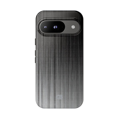Grey Tough Phone Case for Google Pixel - Static Vertical Dither