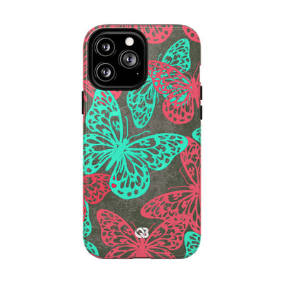 Electric Papillon · Tough 2.0 Magnetic Phone Case for iPhone · Pink