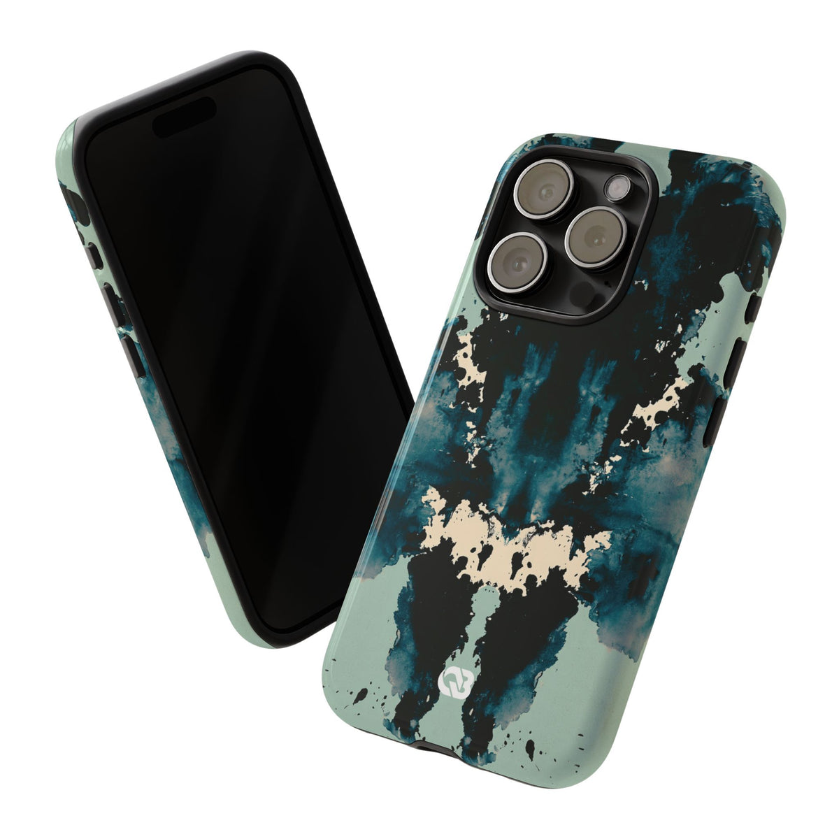 Rorschach Ink Void · Tough Phone Case for iPhone · Black