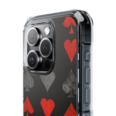 Crimson Ash Suits · Impact Hoesje voor iPhone · Magsafe