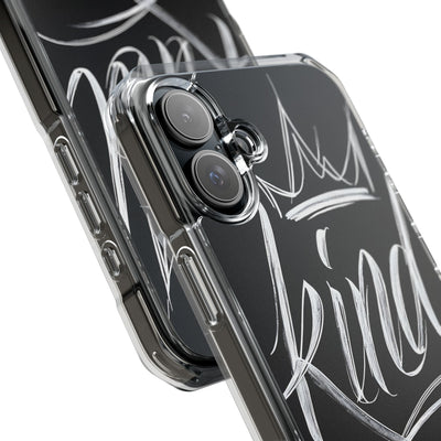 Noir Crown Script · Impact Phone Case for iPhone · Magsafe