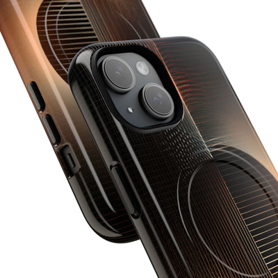 Amber Meridian · Tough 2.0 Magnetic Phone Case for iPhone · Black