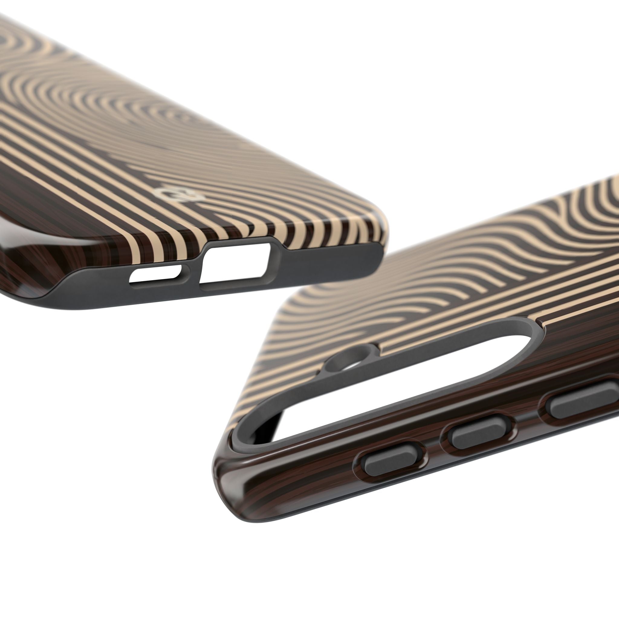 Brown Tough Phone Case for Samsung - Espresso Sand Ridge