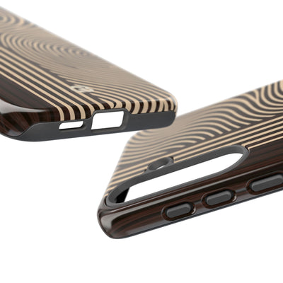 Brown Tough Phone Case for Samsung - Espresso Sand Ridge