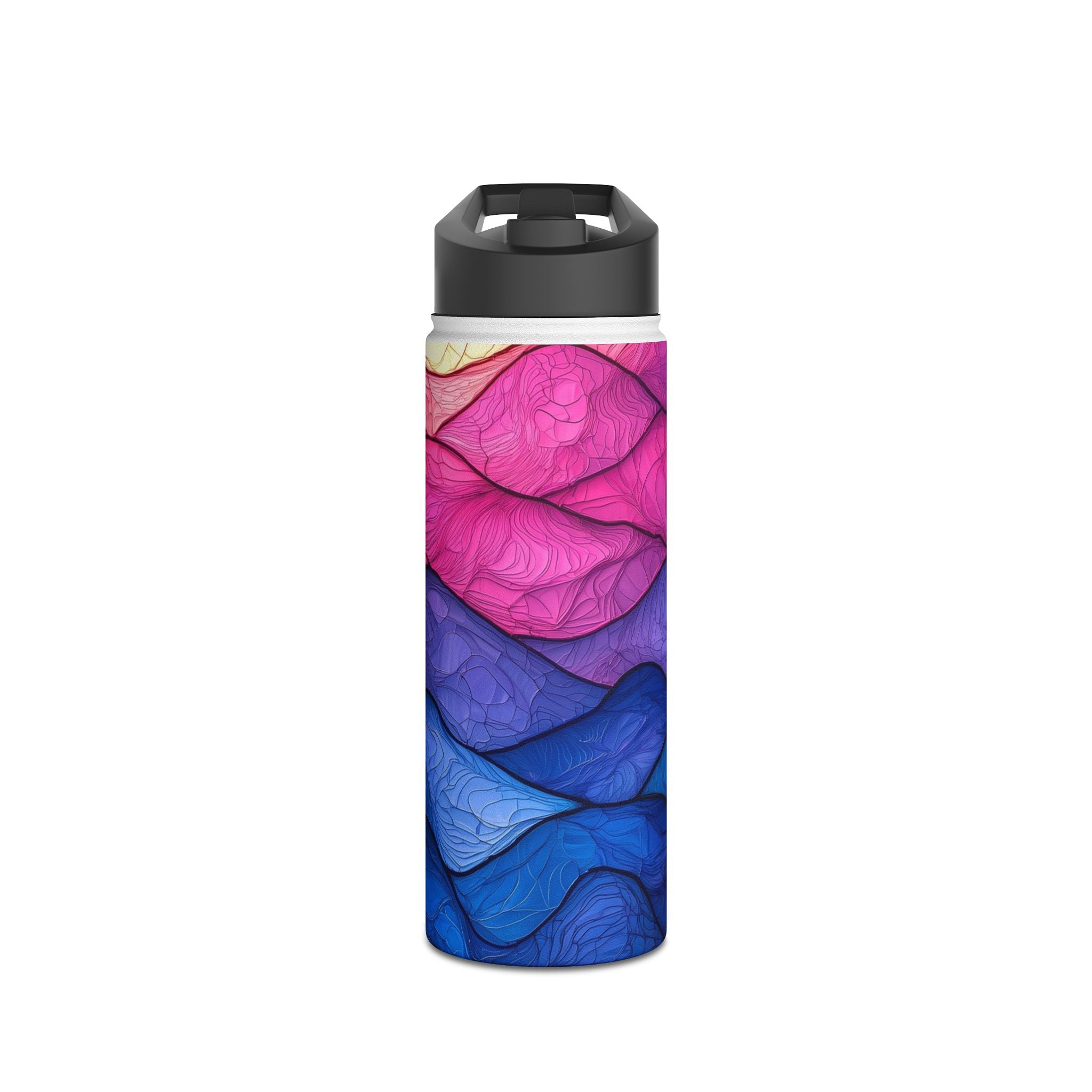 Wavy Veins - Stainless Steel Water Bottle