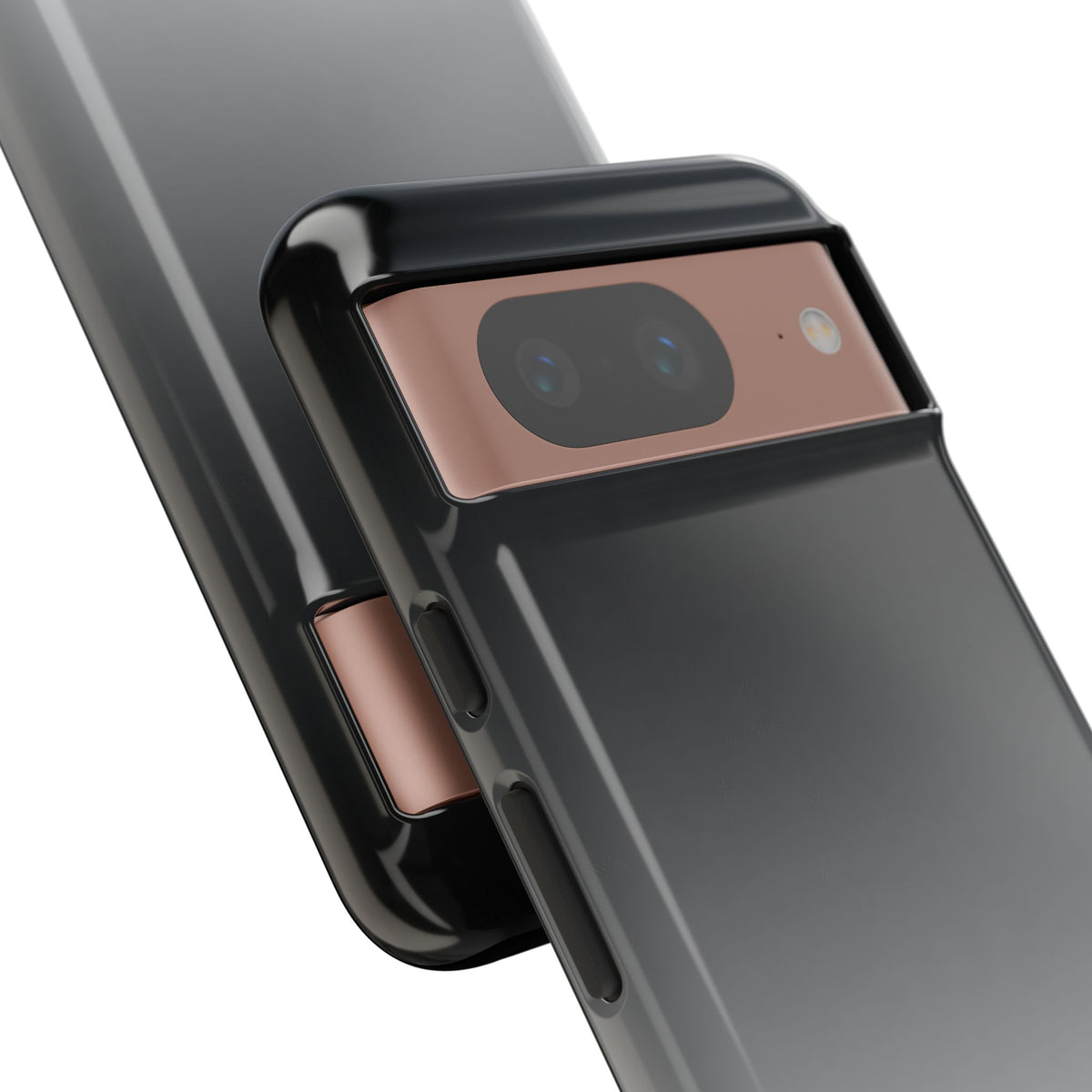 Noir Ombre Fade · Tough Phone Case for Pixel ·  Black