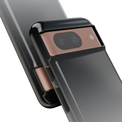 Noir Ombre Fade · Tough Phone Case for Pixel ·  Black