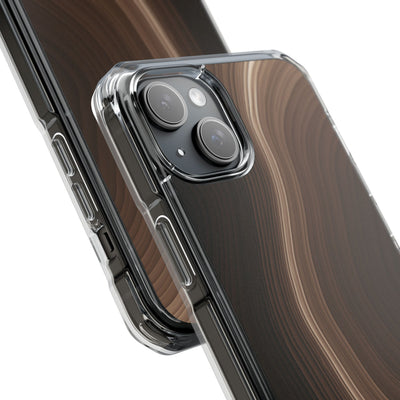Brown Impact MagSafe Phone Case for iPhone - Bronzed Canyon Relief