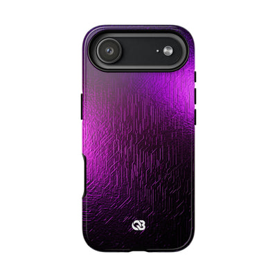 Violet Cyber Circuit · Tough Phone Case for iPhone · Purple