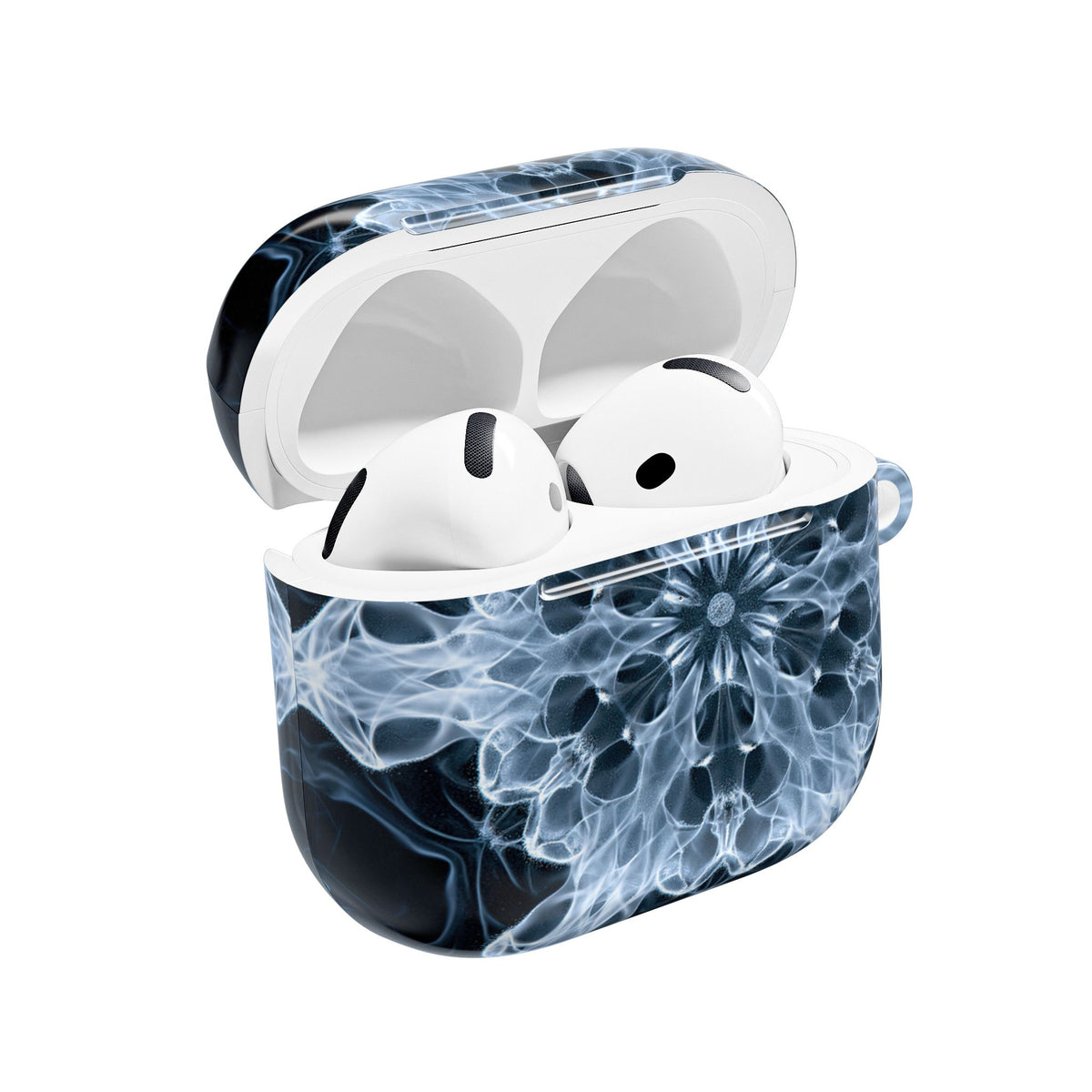 Orbital Radial Nebula · Hard Case for AirPods & AirPods Pro · Black