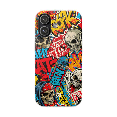 Skate Skull Riot · Lite Phone Case for iPhone ·  Red