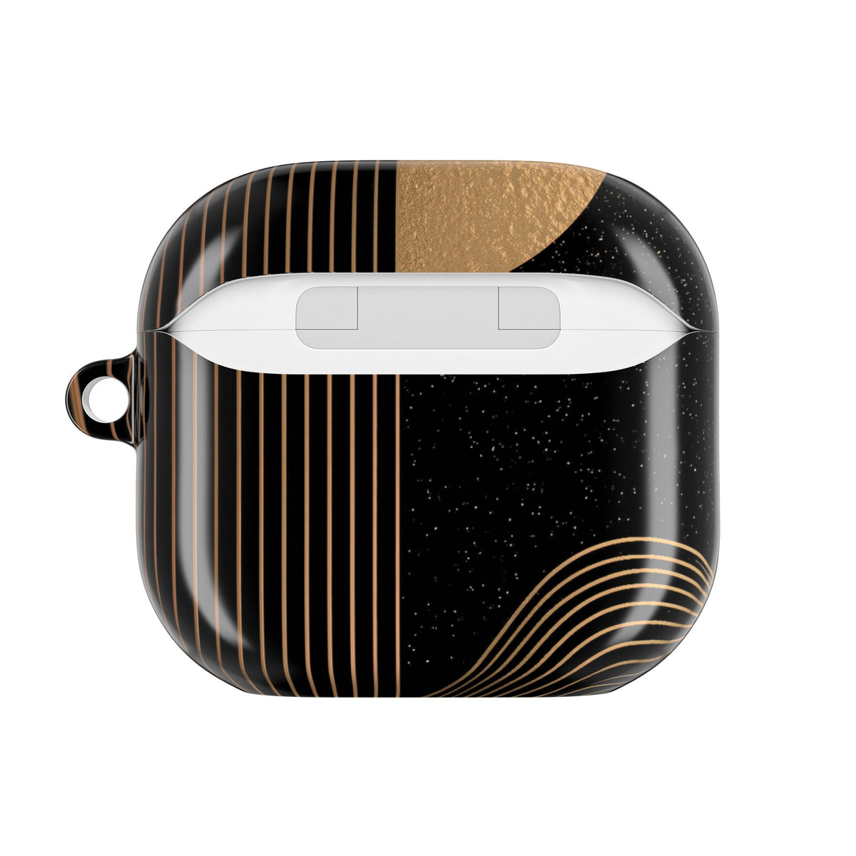 Lunar Topo Horizon · Hard Case for AirPods & AirPods Pro · Black