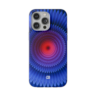 Radial Spectrum Bloom · Lite Phone Case for iPhone ·  Blue