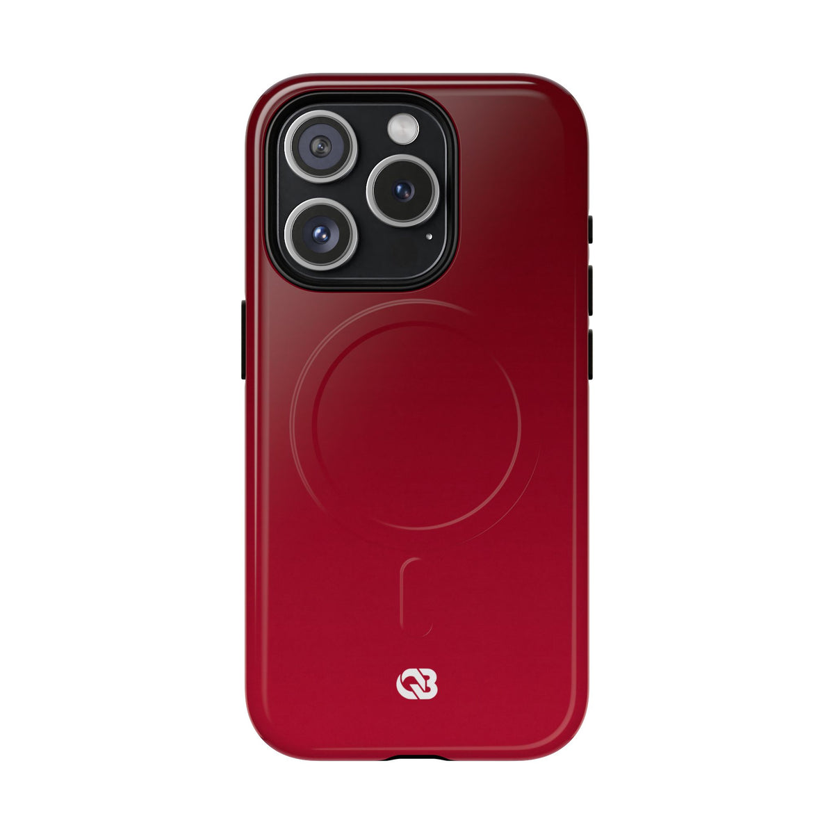 Red Tough 2.0 Magsafe Phone Case for iPhone - Crimson Velvet Fade