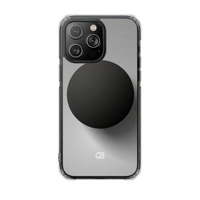 Grey Impact MagSafe Phone Case for iPhone - Matte Onyx Sphere