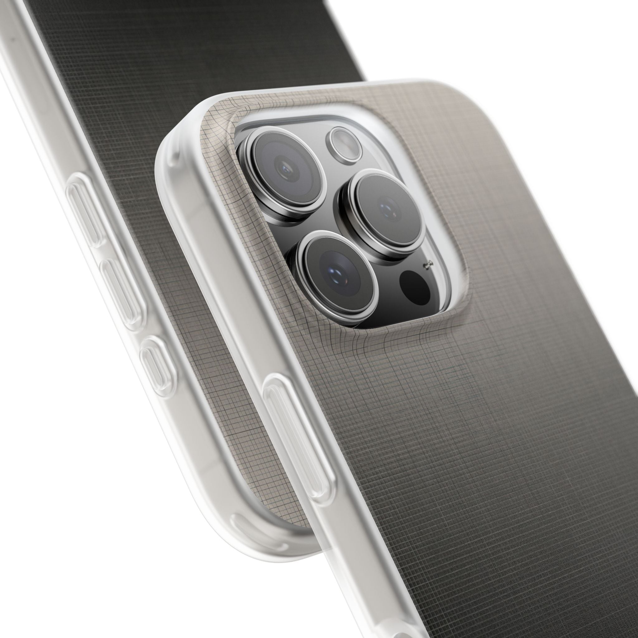 Grey Lite Phone Case for iPhone - Faded Sand Mesh