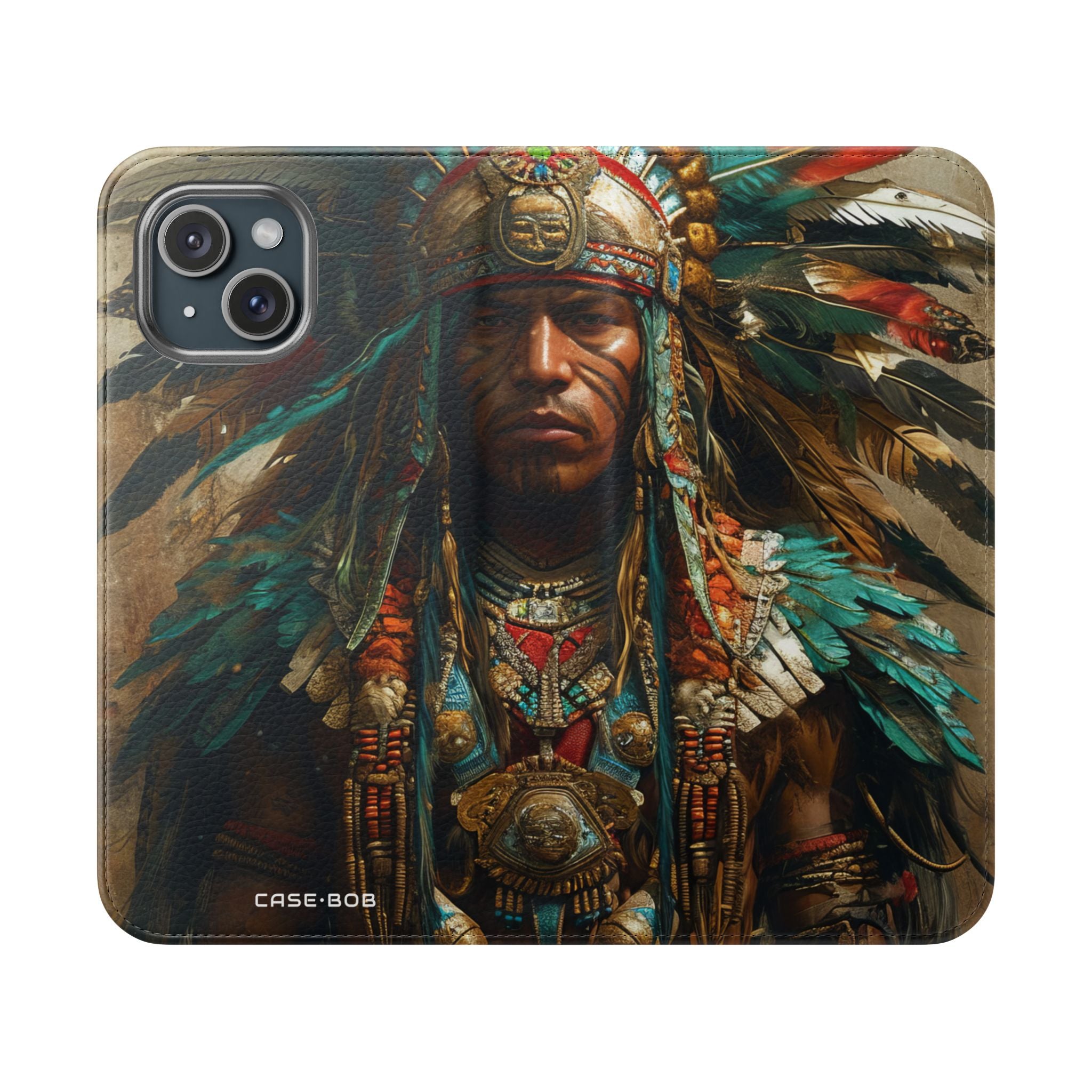 Veervogel Wachtpost - iPhone 15 Case - Portemonnee