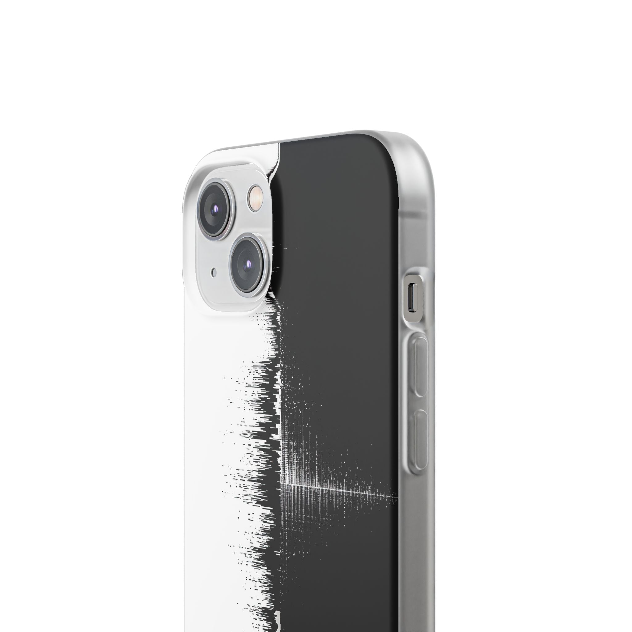 Black Lite Phone Case for iPhone - Static Signal Split