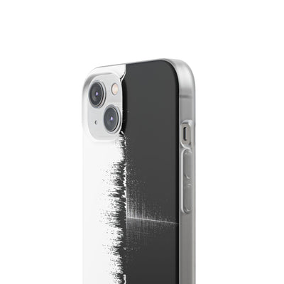 Black Lite Phone Case for iPhone - Static Signal Split