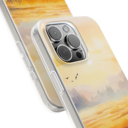 Glowing Sunrise iPhone 16 Pro Max Case - Soft